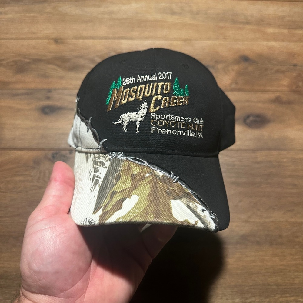 Kati Black Camo Mosquito Creek Coyote Hunt Hat Men OSFM